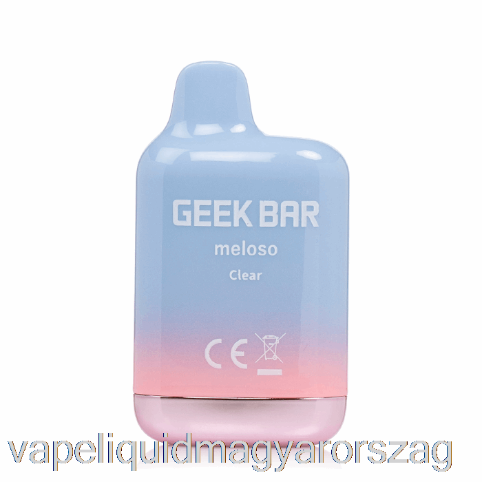 Geek Bar Meloso Mini 1500 Eldobható átlátszó Vape Toll